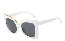 Cargar imagen en el visor de la galería, Maria - lentes de sol UV Blanco dorado
