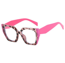 Cargar imagen en el visor de la galería, Neo- Oversized cuadrado Rosa- Lentes con o sin aumento
