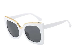 Maria - lentes de sol UV Blanco dorado