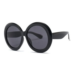 Sofia - lentes de sol UV Oversize redondos negro