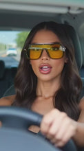 Cargar y reproducir el video en el visor de la galería, Roma Polarizado - lentes de sol UV amarillo
