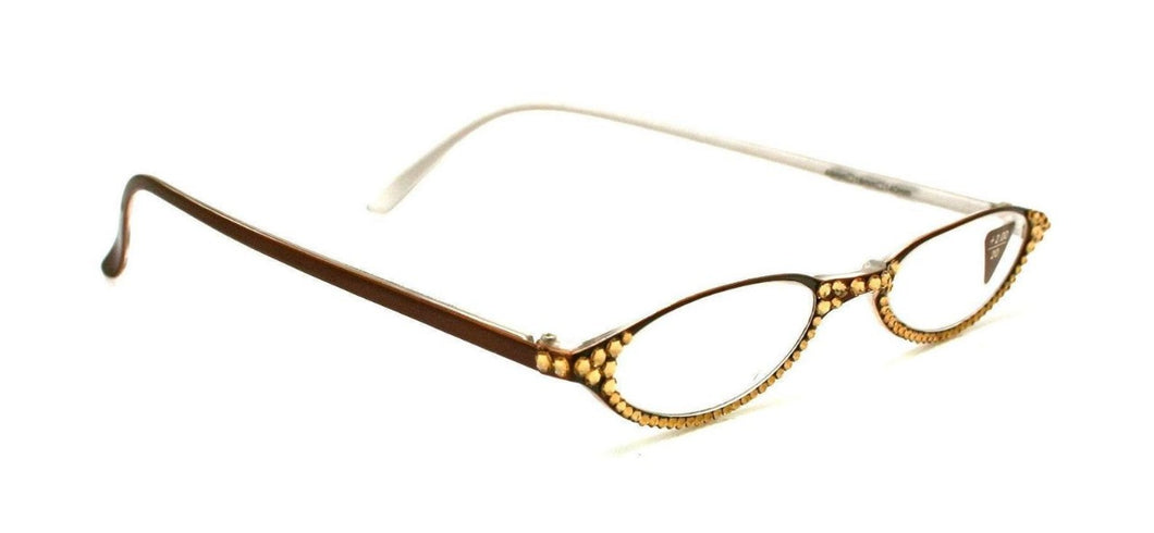 The Marvelous Swarovski Chicos- Lentes lectura Café