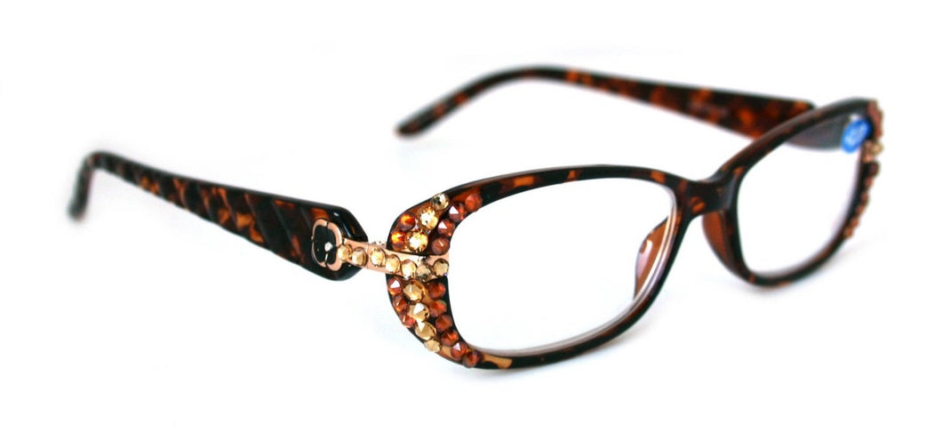 Quilted cristales Ovalado- Lentes lectura Cafe