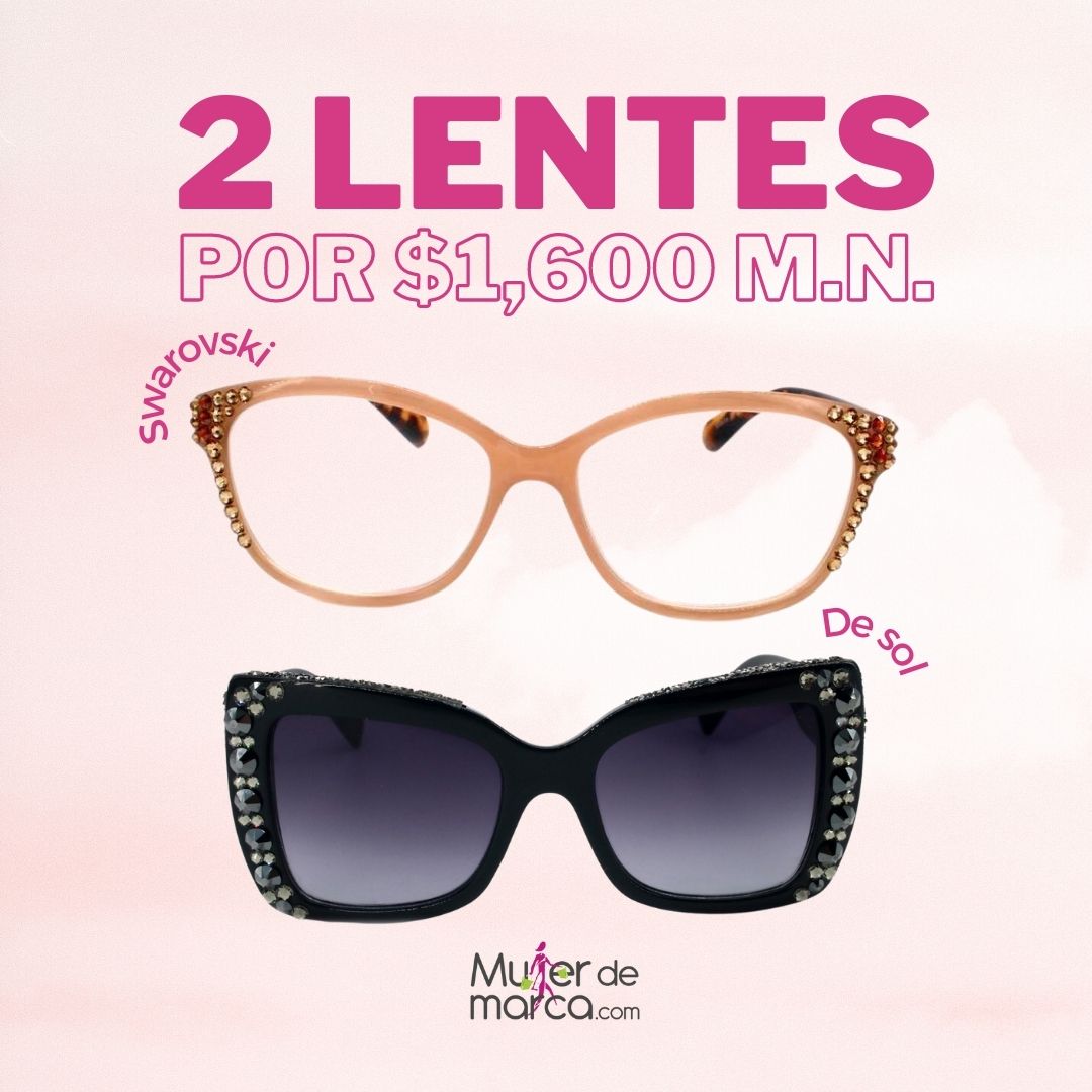 Paquete especial lentes vista cansada lentes de sol Mujer de marca