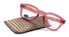 Cargar imagen en el visor de la galería, Lentes bloqueador luz azul de computadora sin graduar A/R Rosa
