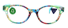 Cargar imagen en el visor de la galería, Versailles Premium lentes lectura azul floral
