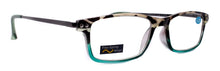 Cargar imagen en el visor de la galería, Vienna Premium - Lentes lectura Tortoise azul rectangular
