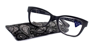 The Contemporary unisex -Lentes lectura cuadrados negro