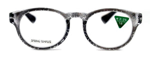 Grace Premium - Lentes lectura redondos gris