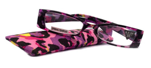 Layla Premium- Lentes lectura cuadrados rosa camo