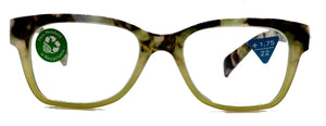 Aya Premium- Lentes lectura verde cafe Tortoise