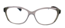 Cargar imagen en el visor de la galería, Savannah Swarovski Lentes lectura Cuadrado Gris
