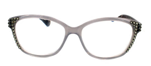 Savannah Swarovski Lentes lectura Cuadrado Gris