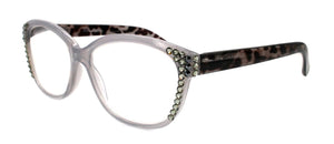 Savannah Swarovski Lentes lectura Cuadrado Gris