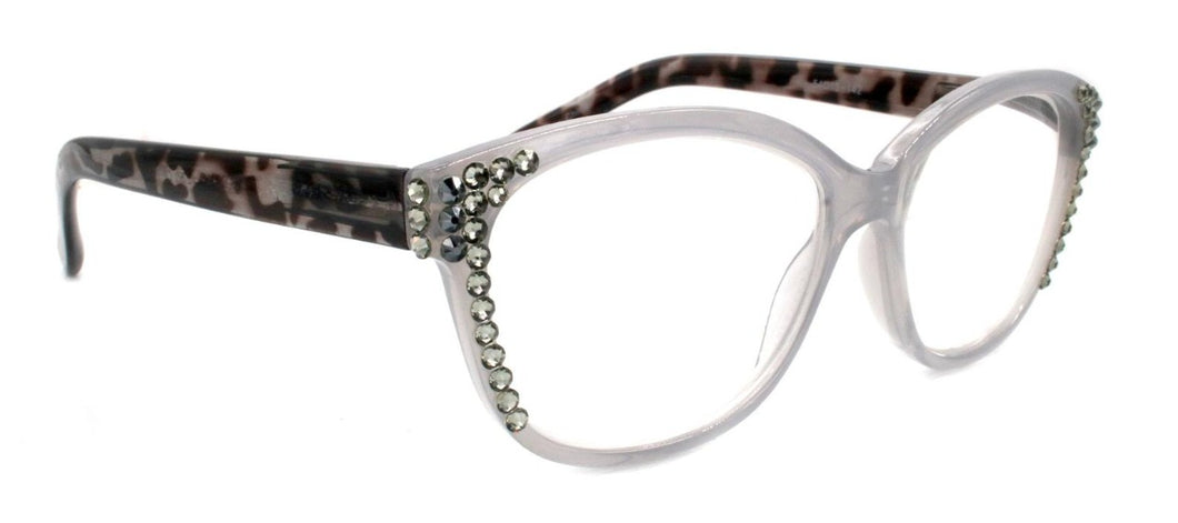 Savannah Swarovski Lentes lectura Cuadrado Gris