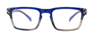 Piper SWAROVSKI- Lentes lectura Cuadrado Azul 028