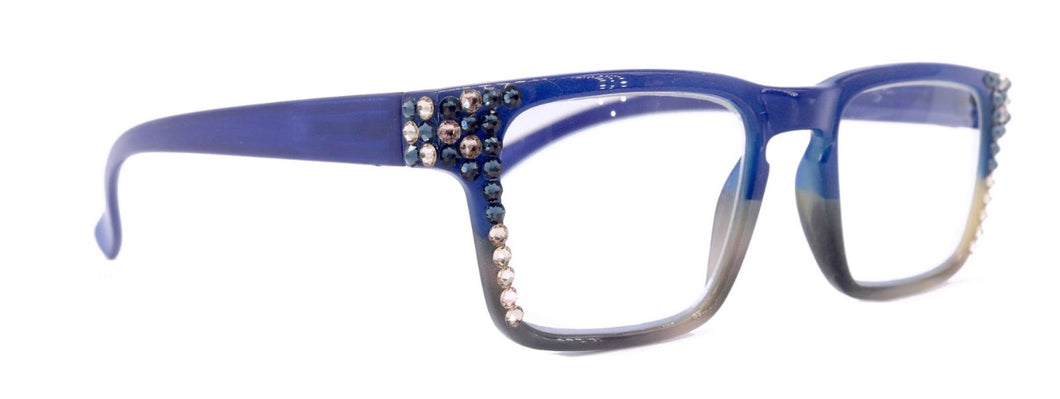 Piper SWAROVSKI- Lentes lectura Cuadrado Azul 028