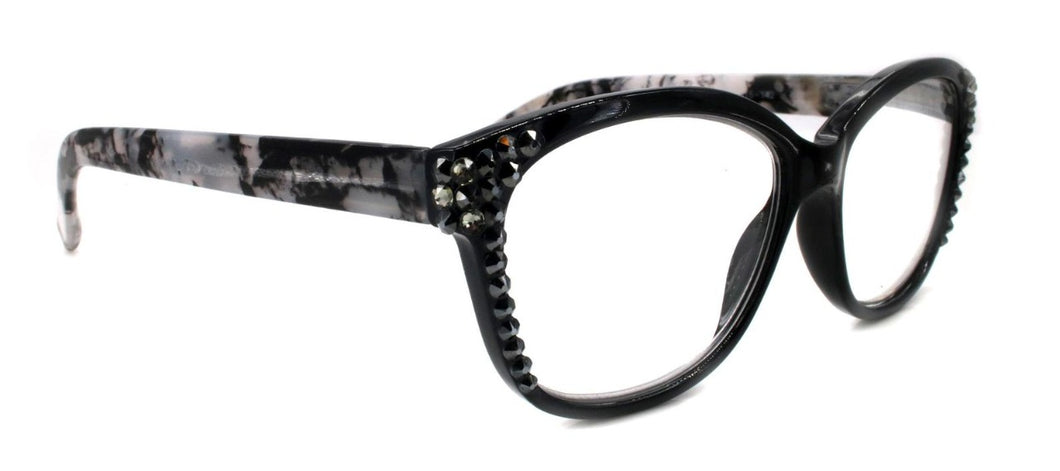 Savannah SWAROVSKI cuadrado gris negro
