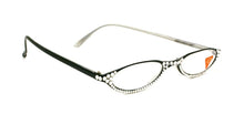 Cargar imagen en el visor de la galería, The Marvelous Swarovski Chicos- Lentes lectura Negro cristales claros
