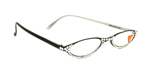The Marvelous Swarovski Chicos- Lentes lectura Negro cristales claros