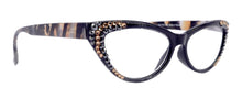 Cargar imagen en el visor de la galería, Lynx SWAROVSKI Cat - Lente lectura Café negro
