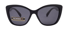 Cargar imagen en el visor de la galería, Avery Cat Eye- Polarizado protección UV Negro
